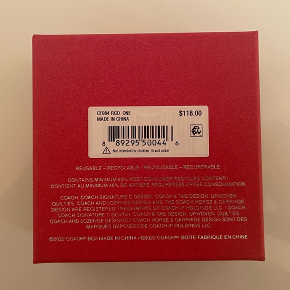 COACH Stud Earring Set - Picture 4 of 4